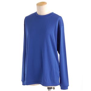 スポーツ吸汗速乾ロング袖 Tシャツ 2枚 SET コバルトブルー Lサイズ 青 ムレを防ぎ、汗を速乾させる快適なロングティーシャツ アウトドア