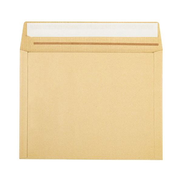 （まとめ）今村紙工 紙製クラフトクッション封筒258×197+50mm KF-S 1パック（25枚）【×3セット】 簡単封入 広がる口でストレスフリー