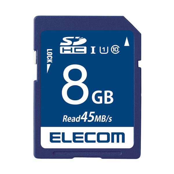 (まとめ）データ復旧SDHCカード（UHS-I U1） 8GB MF-FS008GU11R 1枚【×10セット】 送料無料