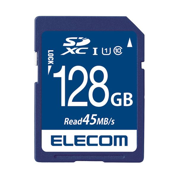 (まとめ）データ復旧SDXCカード（UHS-I U1） 128GB MF-FS128GU11R 1枚【×10セット】 送料無料