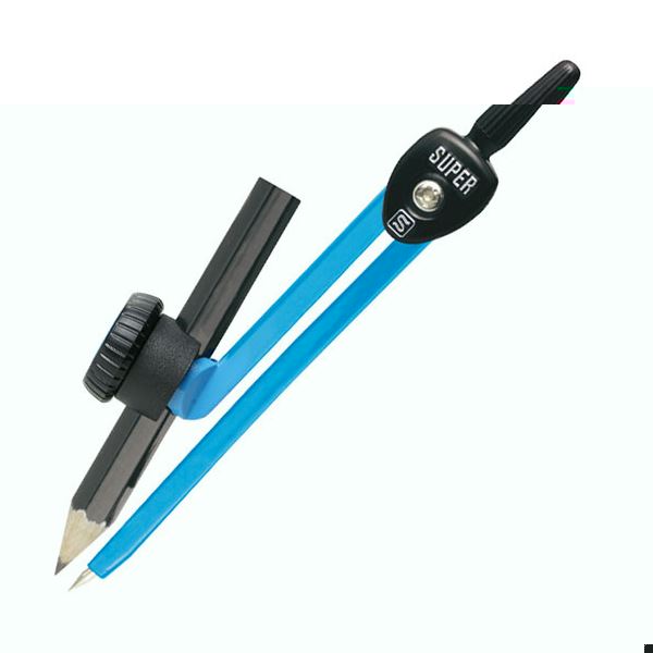 【10個セット】 ソニック SONiC スーパーコンパス いろは 鉛筆用 ブルー SK-5284-BX10 青 送料無料