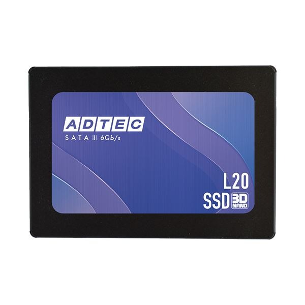 アドテック 3D NAND 内蔵SSD2.5インチ SATA 512GB AD-L20DS25I-512G 1台 送料無料