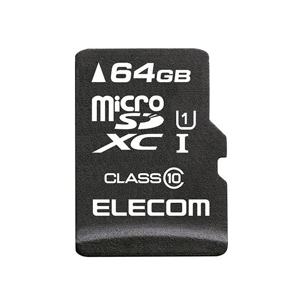 MicroSDXCカード／データ復旧サービス付／Class10／64GB MF-MSD064GC10R データ復旧サービス付き 高速なClass10規格を備えた、容量豊富な