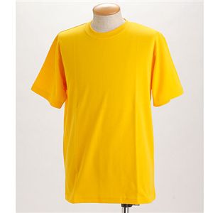 ドライメッシュTシャツ 2枚セット 白+イエロー LLサイズ 黄 送料無料