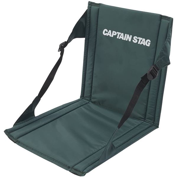CAPTAIN STAG(キャプテンスタッグ) FDチェア (イス 椅子) ・マット グリーン M-3335 緑 軽やかでコンパクトな折りたたみイス、自然を感じ