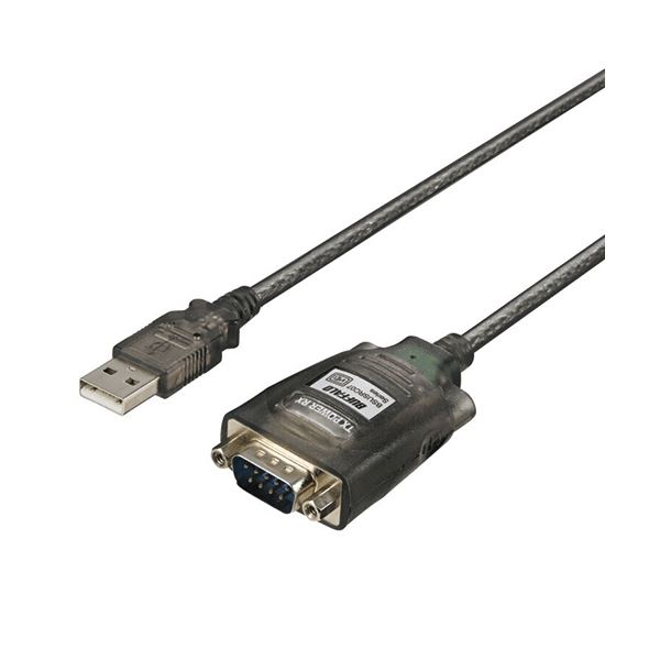 BUFFALO USBシリアル変換ケーブル 配線 1m BSUSRC0710BS 高速データ転送で便利なUSBシリアル変換ケーブル 1mの長さで使いやすさも抜群 BS