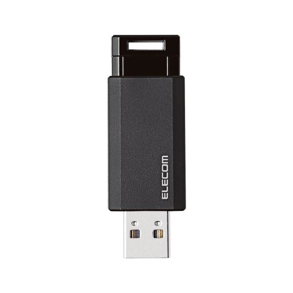 USBメモリ3.1 ノック式32GB MF-PKU3032GBK 送料無料