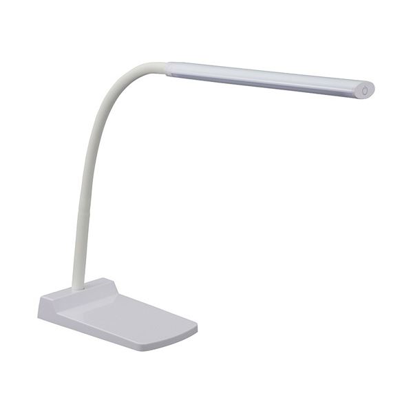 オーム電機 LEDデスク (テーブル 机) ランプ ホワイトDS-LS24-W 1台 白 送料無料