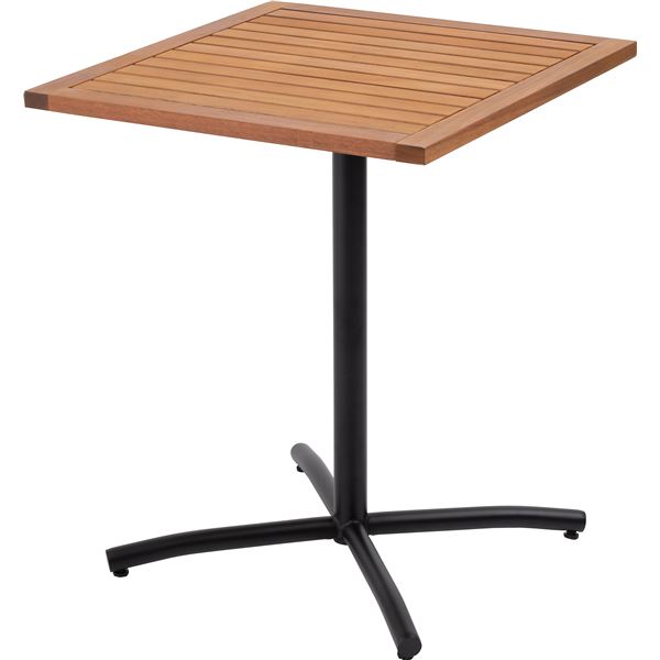 カフェテーブル 机 約幅61.5cm ブラック 組立式 黒 スタイリッシュなデザインの折りたたみ式カフェテーブル 幅広61.5cmで使い勝手抜群 ブ