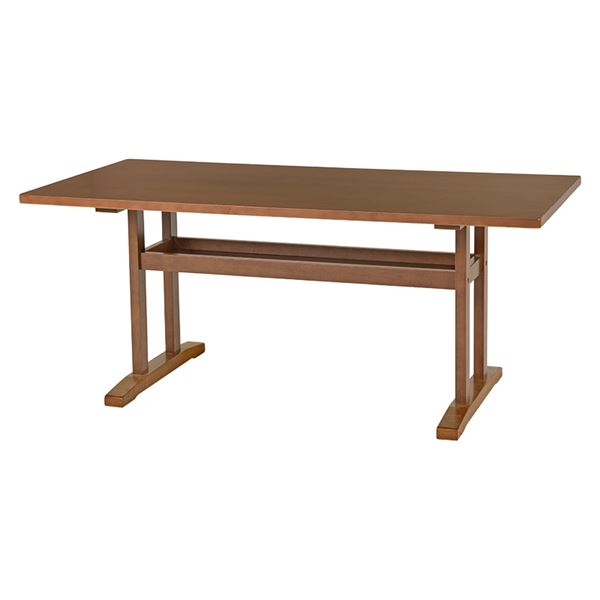 ダイニングテーブル ダイニング用テーブル 食卓テーブル 机 食卓テーブル 約幅150cm ブラウン 木製脚付き 組立品 ケルト リビング ダイニ