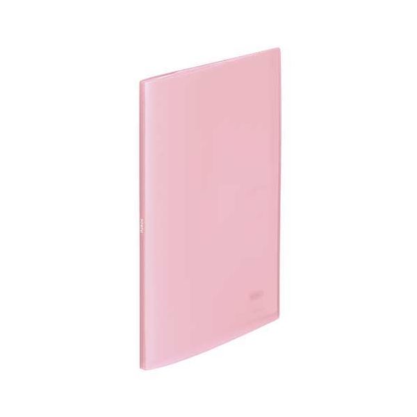 (まとめ) クリヤーブック10P N-8100-12 桃 【×10セット】 ピンクの魅力溢れる、10ページのクリアブック 思わず心躍る、新感覚のN-8100-1