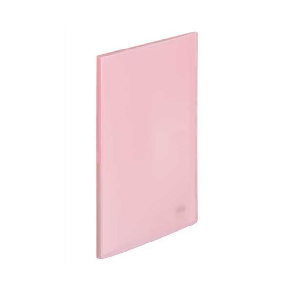 (まとめ) クリヤーブック20P N-8101-12 桃 【×10セット】 ピンクの魅力溢れる20ページのクリアファイル、あなたの大切なモノを守るパー