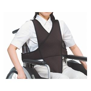 特殊衣料 車椅子 (イス チェア) ベルト ／4010 L ブラウン 茶 快適な介護生活をサポートする特殊衣料 自由自在な移動を叶える車椅子ベル