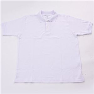 ドライメッシュアクティブ半袖ポロシャツ ホワイト SS 白 アウトドアに最適なドライメッシュ半袖ポロシャツ 軽量で通気性も抜群、快適な