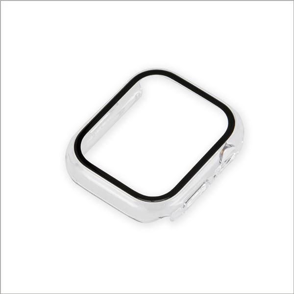 Digio2 AppleWatch Series8用 高硬度9Hガラス+ケース 41mm SMWC-AW411CL クリア