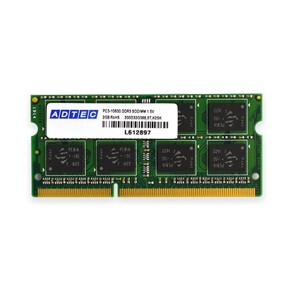 アドテック DDR3 1333MHzPC パソコン 3-10600 204Pin SO-DIMM 8GB ADS10600N-8G 1枚 送料無料