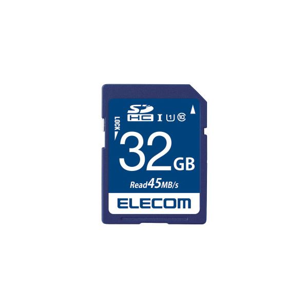 データ復旧SDHCカード（UHS-I U1） 32GB MF-FS032GU11R 1枚 データを失っても安心 万全のデータ復旧保証付き エレコムの頼れるデータ復旧