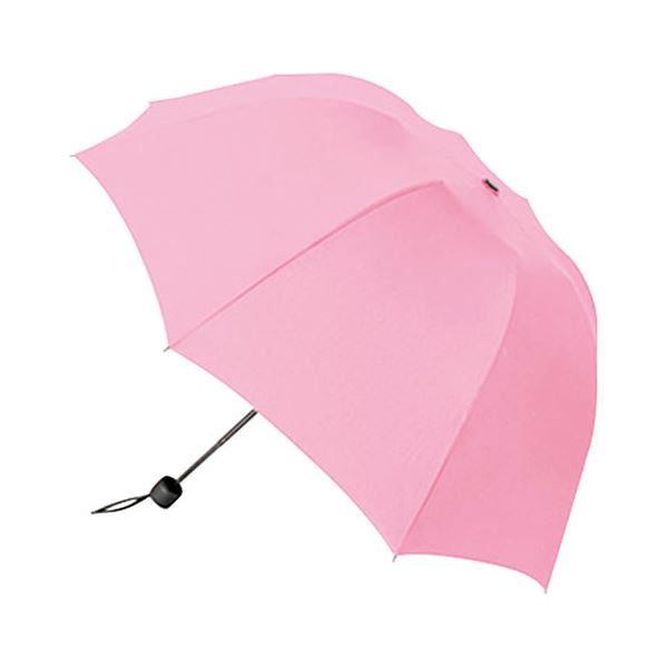 深張UV折りたたみ傘 ピンク 22420606 ピンクの美しさを守る 折りたたみ傘でUV対策もバッチリ ピンクの深張りUV折りたたみ傘、あなたのお