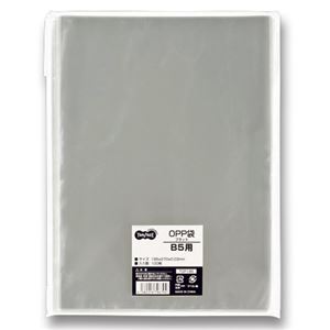ノート・ふせん・紙製品 封筒 フィルム封筒（まとめ） TANOSEE OPP袋 フラット B5用 195×270mm 1パック（100枚） 【×10セット】◇関連： 生活用品／インテリア／雑貨／文具／