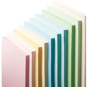 （まとめ） 長門屋商店 Color Paper B5 特厚口 水 ナ-4410 1冊（50枚） 【×20セット】 美しい色彩が広がる B5サイズの特厚口カラーペー