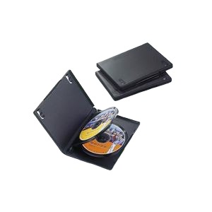 (まとめ) DVDトールケース CCD-DVD07BK【×10セット】 パソコン周辺機器の収納に最適 エレコムのDVDトールケース10個セット メディアケー