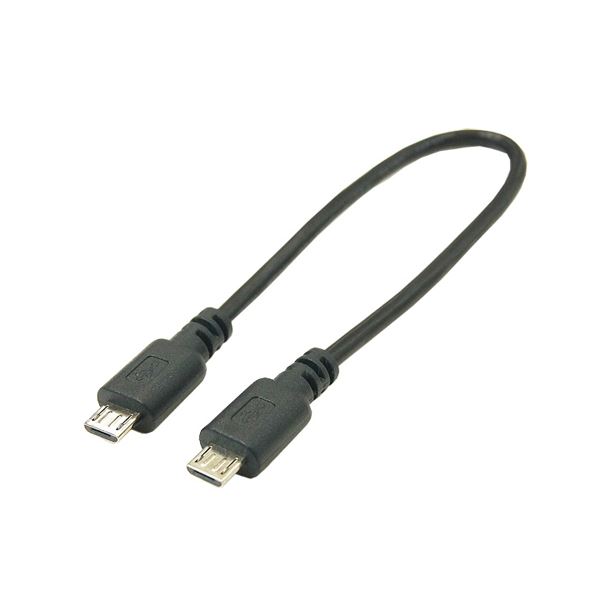 (まとめ)変換名人 USBケーブル 配線 20cm microHOST to microHOST USBMCH-MCH20【×10セット】 送料無料