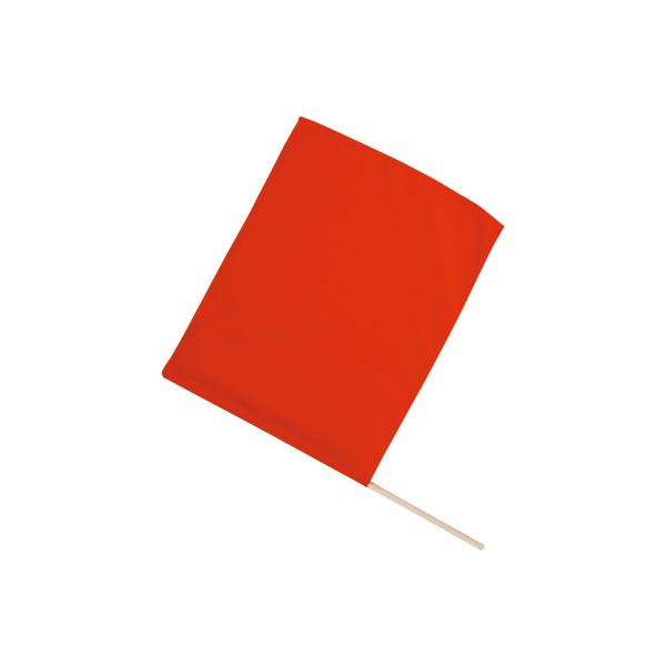 (まとめ) 旗/フラッグ 【小】 410×300mm ポリエステル・綿製 レッド(赤) 【×40セット】 赤 送料無料