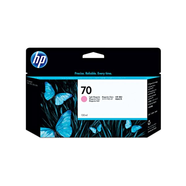 （まとめ） HP70 インクカートリッジ ライトマゼンタ 130ml 顔料系 C9455A 1個 【×3セット】 送料無料