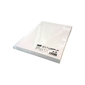 （まとめ） TANOSEE カラーレーザー・IJ用名刺用紙 10面 白 1冊（100シート） 【×5セット】 送料無料