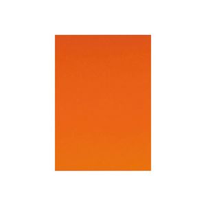 （まとめ） キッズ 子供 カラー工作用紙 20枚入 橙【×10セット】 クリエイティブな子どもたちへ贈る 鮮やかな色彩が広がる工作用紙セッ