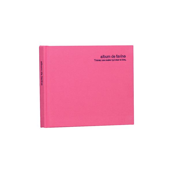 (業務用セット) ドゥファビネ ブックアルバム 写真 ミニ アH-MB-91-P ピンク【×5セット】 鮮やかなピンクの写真ミニアルバムセット 思い
