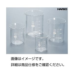 （まとめ）硼珪酸ガラス製ビーカー（HARIO）200ml【×10セット】 実験の必需品 高品質ガラス製容器 ビーカーの王道 200ml×10セット 送料