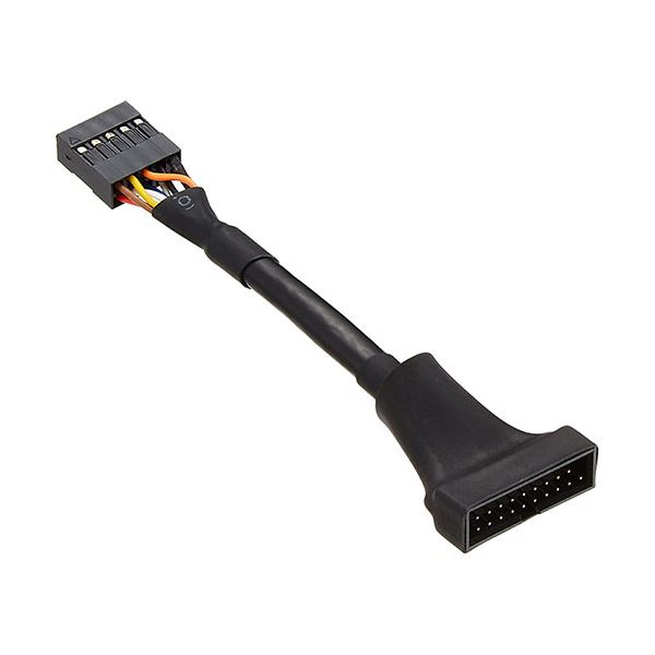 (まとめ)変換名人 M/B USB変換 USB2.0(10p) to 3.0(20p) MB-USB2/3【×10セット】 送料無料