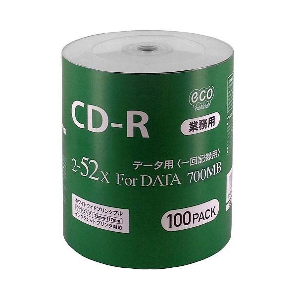 (まとめ)磁気研究所 業務用DVD-R 4.7GB 50枚エコパック データ用 16倍速対 ワイドプリンタブル対応詰め替え用エコパック CR80GP100_BULK