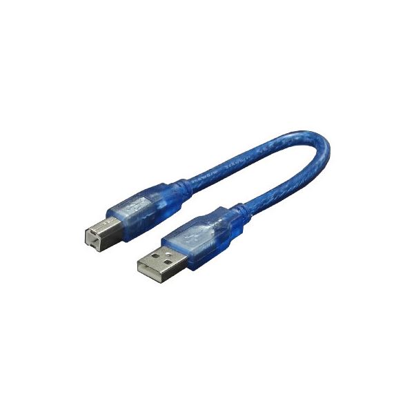 (まとめ)変換名人 ケーブル 配線 USB A(オス)→USB B(オス) USBA-B/CA20【×20セット】 パソコンをつなぐ変換名人 USB A(オス)からUSB B(