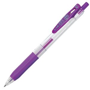(まとめ) ゼブラ ゲルインクボールペン サラサクリップ 0.4mm 紫 JJS15-PU 1本 【×60セット】 送料無料