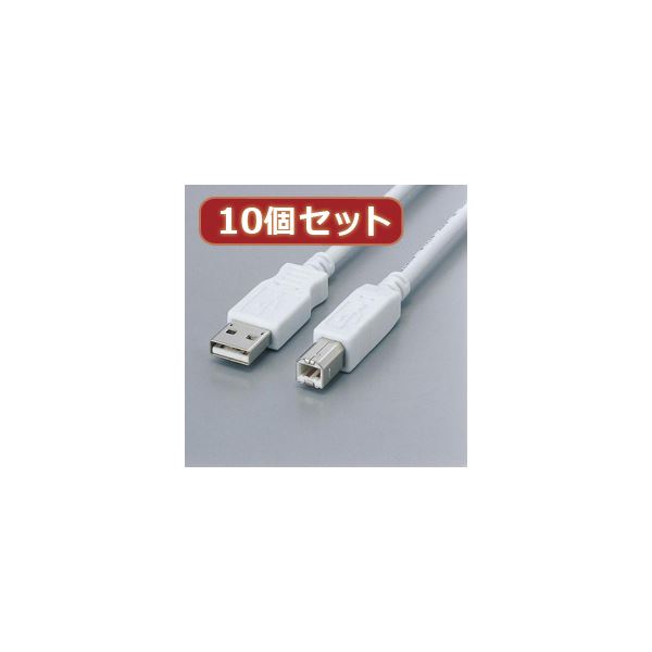 10個セット フェライト内蔵USBケーブル 配線 USB2-FS3X10 送料無料