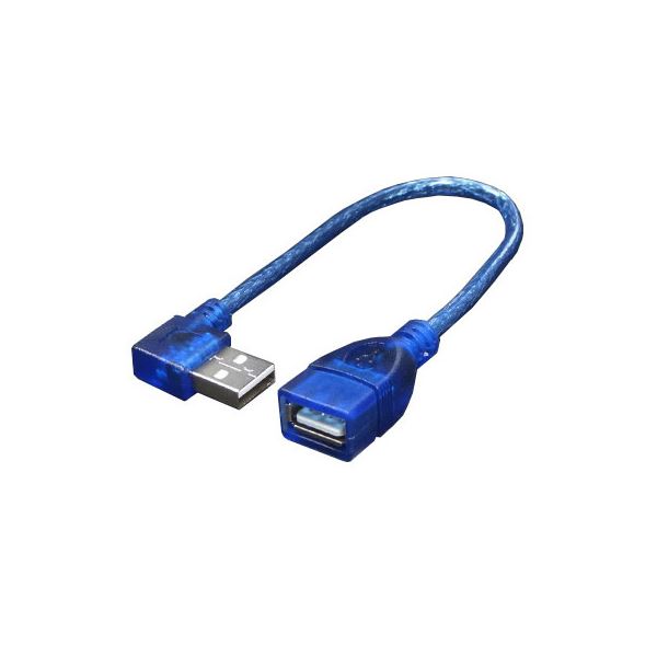 (まとめ)変換名人 USB L型ケーブル 配線 延長20(右L) USBA-CA20RL【×10セット】 パソコン用品の変換名人 右L型USB延長ケーブル20本セッ