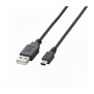 (まとめ) タブレットPC パソコン 用USBケーブル 配線 (A-mini-B) TB-M10BK【×10セット】 送料無料