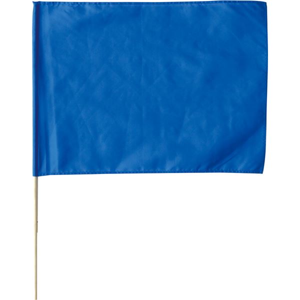 (まとめ) 旗/フラッグ 【大】 600mmX450mm ポリエステル製 軽量 ブルー(青) 【×30セット】 青 送料無料