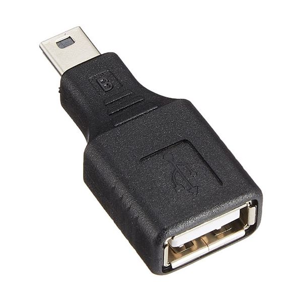 (まとめ)変換名人 USB A(メス)→miniUSB(オス) USBAB-M5AN【×20セット】 送料無料