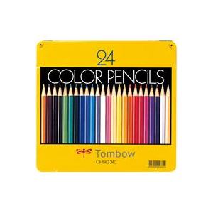 (業務用30セット) トンボ鉛筆 色鉛筆 CB-NQ24C 24色 缶入 多彩な色彩が魅力のオフィス必需品 驚きのまとめ買いセット 30セット業務用 ト