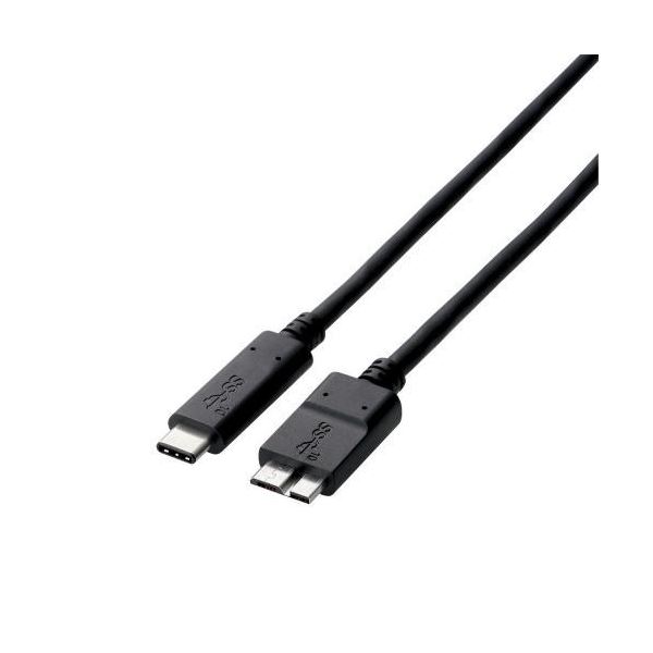 USB3.1ケーブル 配線 （認証品、C-microB） USB3-CMB10NBK 送料無料