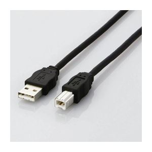 (まとめ) エコUSBケーブル 配線 (A-B・5m) USB2-ECO50【×3セット】 環境にやさしいUSBケーブル 高品質で長い距離も安心 USB2.0対応のエ