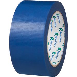 （まとめ） リンレイ PEワリフカラーテープ 50mm×25m 青 674アオ 1巻 【×15セット】 包装作業に最適 色鮮やかなPEワリフカラーテープで