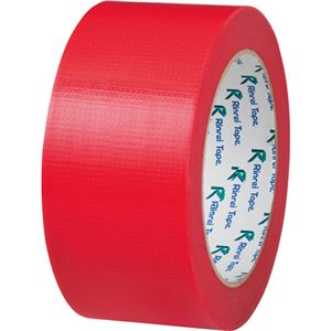 （まとめ） リンレイ PEワリフカラーテープ 50mm×25m 赤 674アカ 1巻 【×15セット】 鮮やかな赤で包む 作業効率UPのPEワリフカラーテー