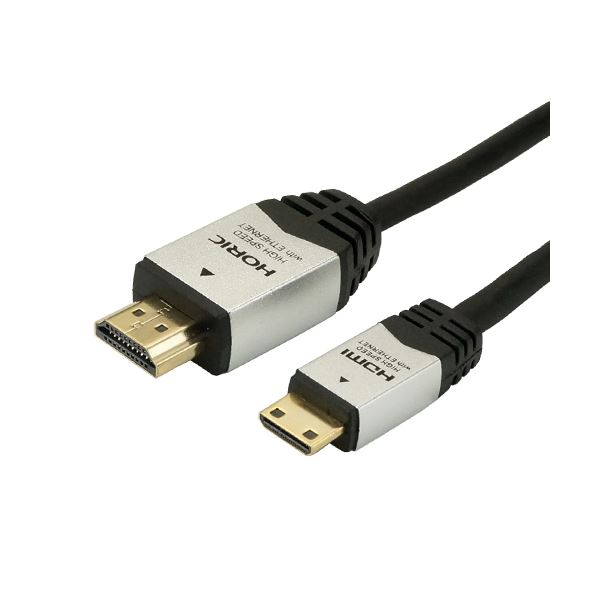 （まとめ）HORIC HDMI MINIケーブル 配線 3m シルバー HDM30-016MNS【×3セット】 送料無料
