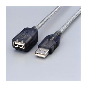 (まとめ) マグネット内蔵USB延長ケーブル 配線 USB-EAM2GT【×5セット】 送料無料