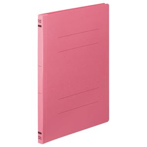 （まとめ） TANOSEE フラットファイルE A4タテ 150枚収容 背幅18mm ピンク 1パック（10冊） 【×15セット】 送料無料