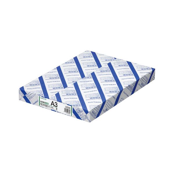 コクヨ KB用紙（共用紙）A3KB-KW38 1箱（1500枚：500枚×3冊） 長期保存に最適 酸化から紙を守る中性紙の傑作 コクヨ KB用紙（共用紙）A3